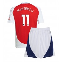 Arsenal Gabriel Martinelli #11 Koti Peliasu Lasten 2024-25 Lyhythihainen (+ Lyhyet housut)